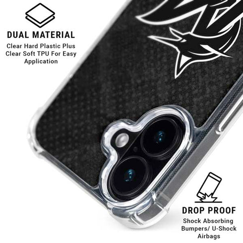 MLB Miami Marlins Dark Wash iPhone 16 MagSafe Case