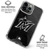 MLB Miami Marlins Dark Wash iPhone 16 Pro Clear Case
