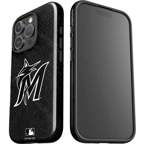 MLB Miami Marlins Dark Wash iPhone 16 Pro Impact Case