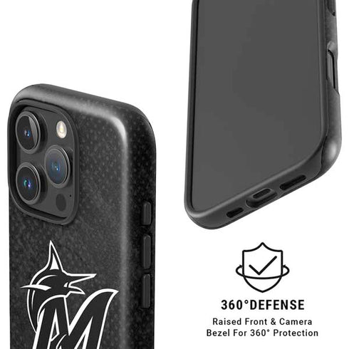 MLB Miami Marlins Dark Wash iPhone 16 Pro Magsafe Impact Case