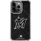 MLB Miami Marlins Dark Wash iPhone 16 Pro Max Clear Case