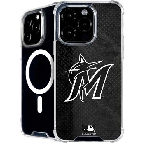 MLB Miami Marlins Dark Wash iPhone 16 Pro Max MagSafe Case