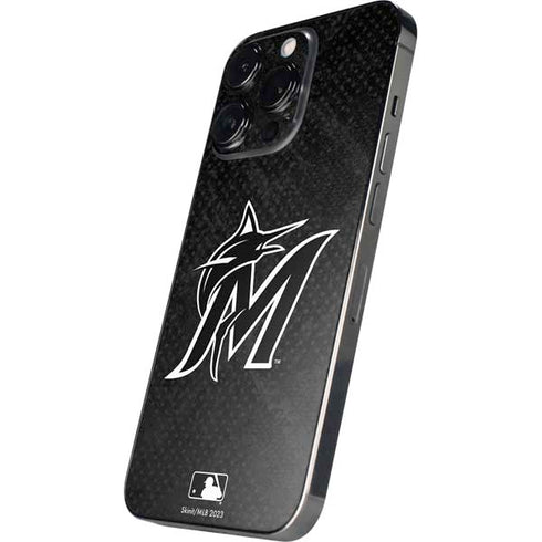 MLB Miami Marlins Dark Wash iPhone 16 Pro Max Skin