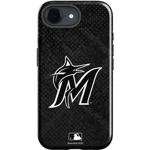 MLB Miami Marlins Dark Wash iPhone 16e Impact Case