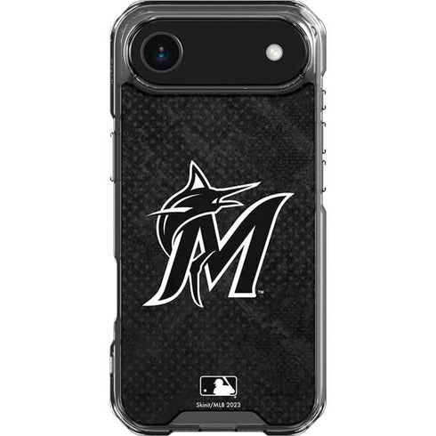 MLB Miami Marlins Dark Wash iPhone 17 Air Clear Case