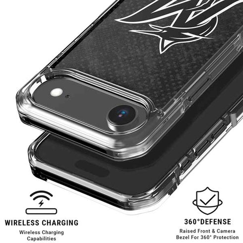 MLB Miami Marlins Dark Wash iPhone 17 Air Clear Case