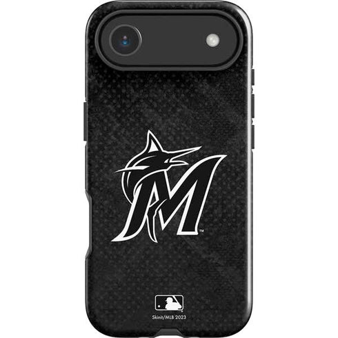 MLB Miami Marlins Dark Wash iPhone 17 Air Impact Case