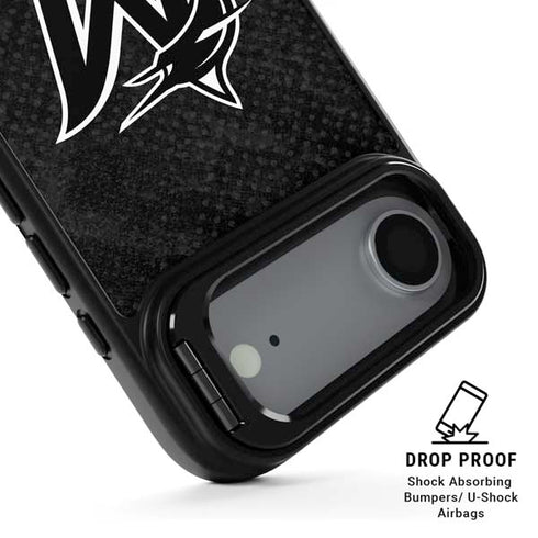 MLB Miami Marlins Dark Wash iPhone 17 Air Kickstand Case