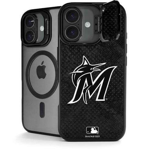 MLB Miami Marlins Dark Wash iPhone 17 Kickstand Case