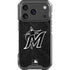 MLB Miami Marlins Dark Wash iPhone 17 Pro Clear Case