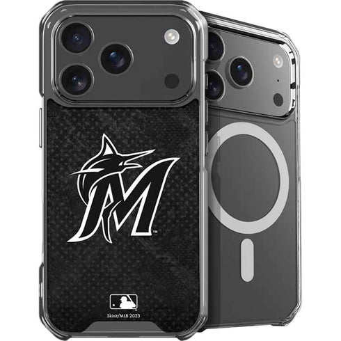 MLB Miami Marlins Dark Wash iPhone 17 Pro Max MagSafe Case