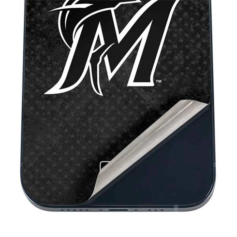 MLB Miami Marlins Dark Wash iPhone 17 Pro Skin