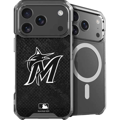 MLB Miami Marlins Dark Wash iPhone 18 Pro MagSafe Case