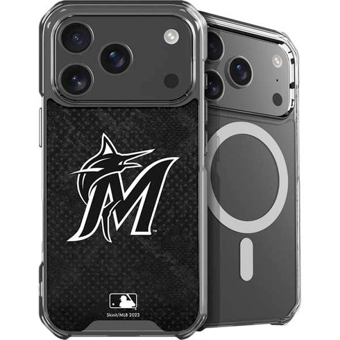 MLB Miami Marlins Dark Wash iPhone 18 Pro Max MagSafe Case