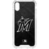 MLB Miami Marlins Dark Wash iPhone XS Clear Case