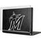 MLB Miami Marlins Dark Wash MacBook Cases