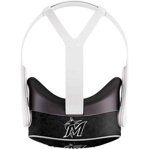 MLB Miami Marlins Dark Wash Meta Quest 3S Skin