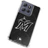 MLB Miami Marlins Dark Wash Moto G 5G (2025) Clear Case