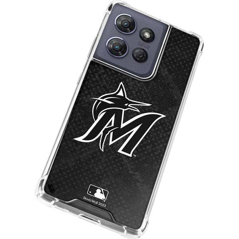 MLB Miami Marlins Dark Wash Moto G Play 5G (2025) Clear Case