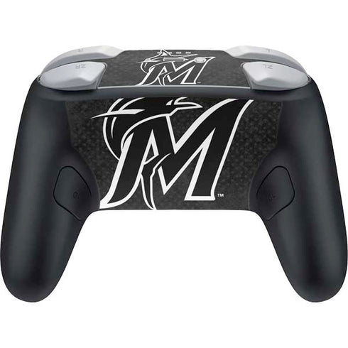 MLB Miami Marlins Dark Wash Nintendo Switch 2 (2025) Pro Controller Skin