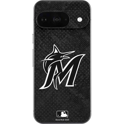 MLB Miami Marlins Dark Wash Google Pixel 9 Skin