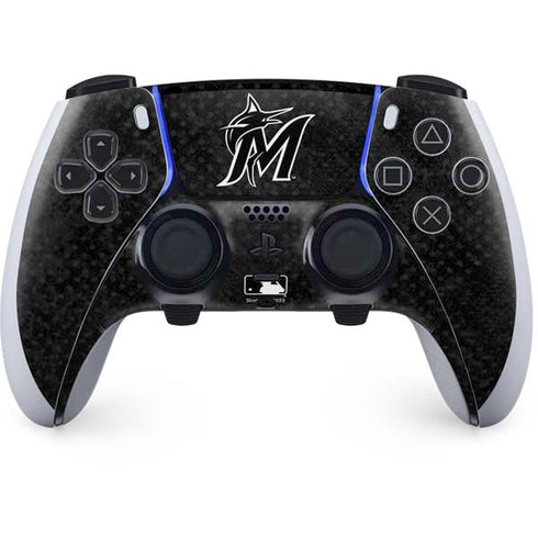 MLB Miami Marlins Dark Wash PS5 DualSense Edge Pro Controller Skin