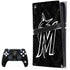 MLB Miami Marlins Dark Wash PlayStation PS5 Skins
