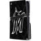 MLB Miami Marlins Dark Wash PS5 Pro Disk Console Skin
