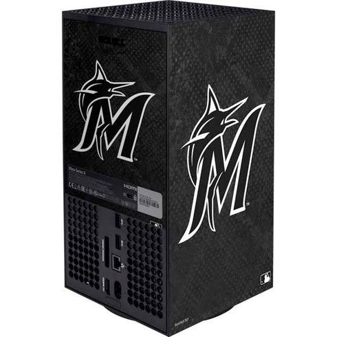 MLB Miami Marlins Dark Wash Xbox Series X Bundle Skin