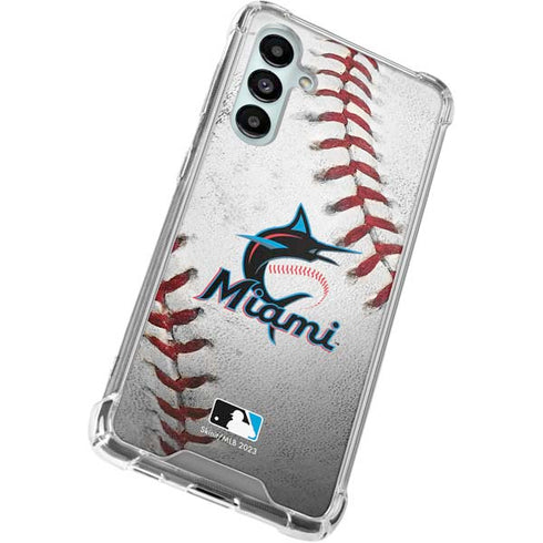 MLB Miami Marlins Game Ball Galaxy A16 5G Clear Case