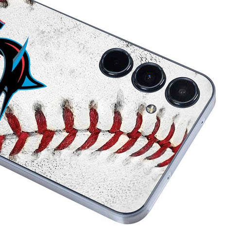 MLB Miami Marlins Game Ball Galaxy A35 5G Skin