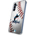 MLB Miami Marlins Game Ball Galaxy A55 5G Clear Case