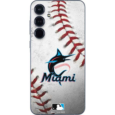 MLB Miami Marlins Game Ball Galaxy A55 5G Skin