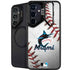 MLB Miami Marlins Game Ball Galaxy S24 FE Kickstand Case