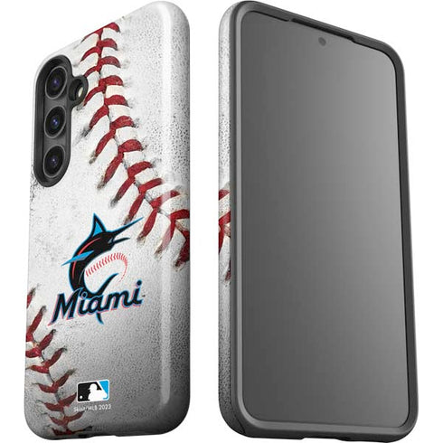 MLB Miami Marlins Game Ball Galaxy S25 Plus Impact Case