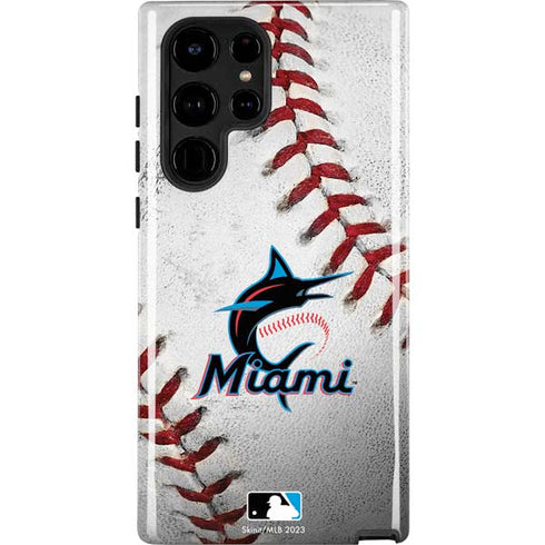MLB Miami Marlins Game Ball Galaxy S25 Ultra Impact Case