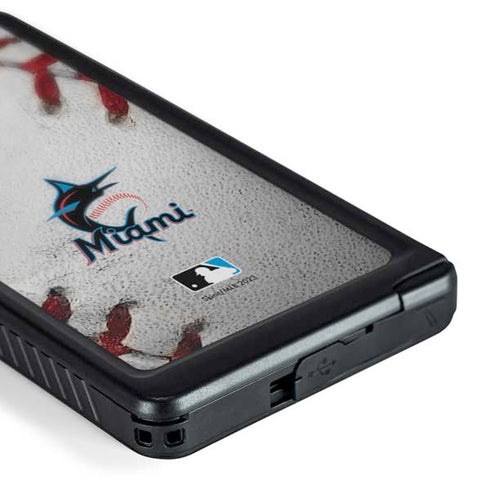 MLB Miami Marlins Game Ball Galaxy S24 Ultra Waterproof Case