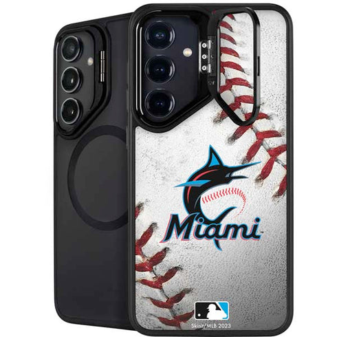 MLB Miami Marlins Game Ball Galaxy S26 Plus Kickstand Case