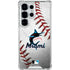 MLB Miami Marlins Game Ball Galaxy S26 Ultra Clear Case
