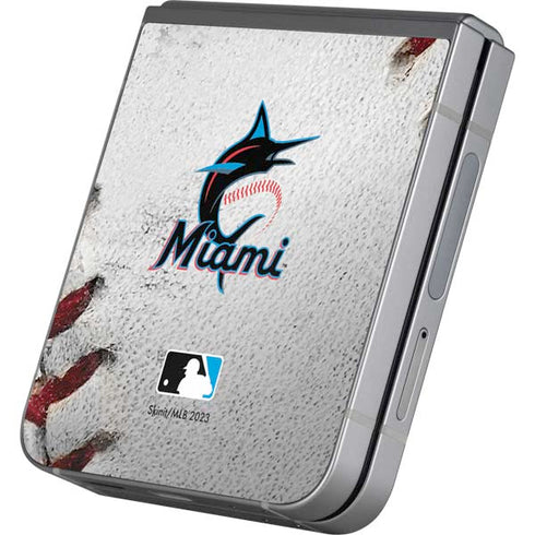 MLB Miami Marlins Game Ball Galaxy Z Flip6 Skin