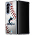 MLB Miami Marlins Game Ball Galaxy Z Fold5 5G Clear Case