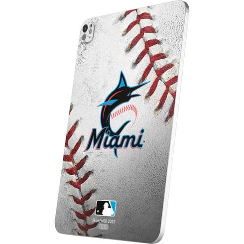 MLB Miami Marlins Game Ball iPad Pro 13in M4 (2024) Skin