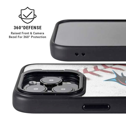 MLB Miami Marlins Game Ball iPhone 13 Pro Kickstand Case