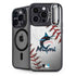 MLB Miami Marlins Game Ball iPhone 14 Pro Max Kickstand Case