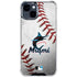 MLB Miami Marlins Game Ball iPhone 15 Clear Case