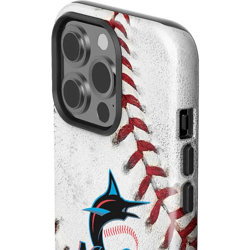 MLB Miami Marlins Game Ball iPhone 15 Pro Impact Case