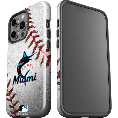 MLB Miami Marlins Game Ball iPhone 15 Pro Impact Case