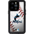 MLB Miami Marlins Game Ball iPhone 15 Pro Waterproof Case