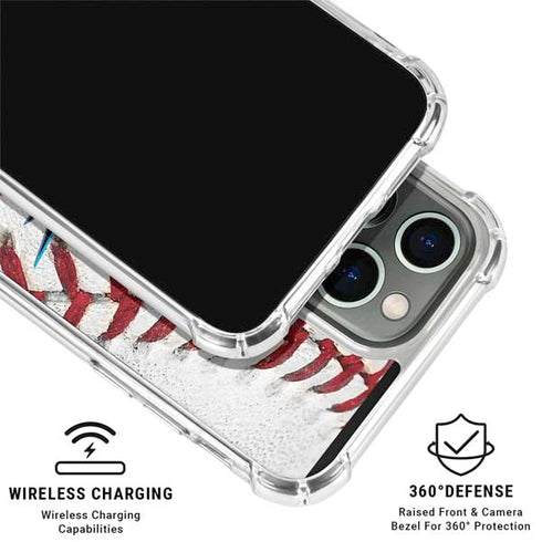 MLB Miami Marlins Game Ball iPhone 16 Pro Clear Case