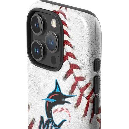MLB Miami Marlins Game Ball iPhone 16 Pro Impact Case
